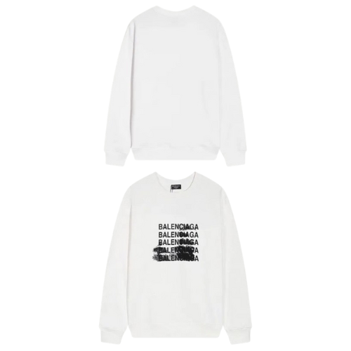 FELPA ELENCO SCRITTA BALENCIAGA (SCEGLI COLOR.)