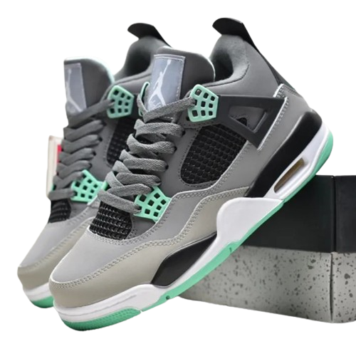 JORDAN 4 GRIGIO E VERDE ACQUA