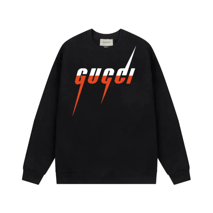 FELPA NERA CON SCRITTA GUCCI (SCEGLI COLOR.)