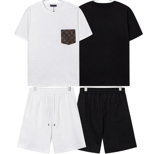 COMPLETO MAGLIA+PANTALONCINI LOUIS VUITTON (SCEGLI COLOR.)