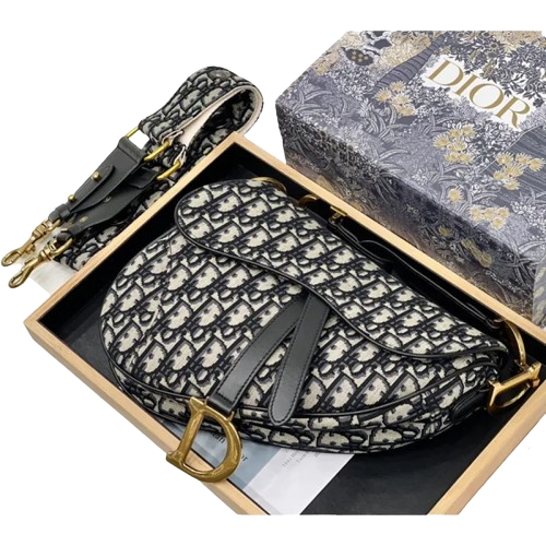 BORSA A TRACOLLA CON LOGHI DIOR (SCEGLI TAGLIA)