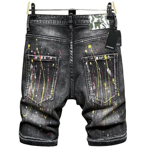 JEANS CORTI NERI DSQUARED2