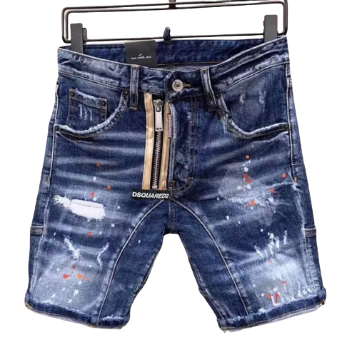 JEANS CORTI CON CERNIERA DSQUARED2