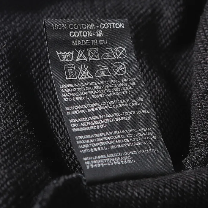 FELPA NERA E BIANCA MARCELO BURLON