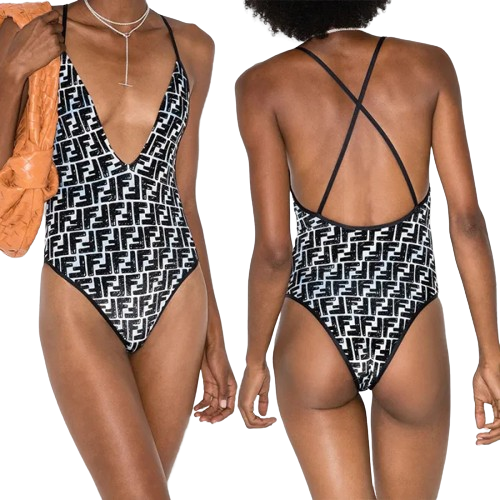COSTUME INTERO BIANCO E NERO FENDI