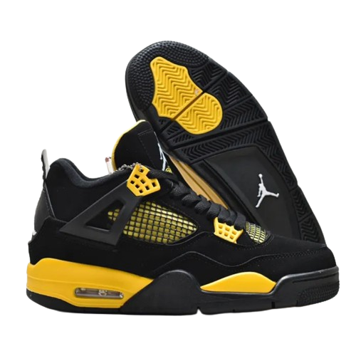 JORDAN 4 NERO E GIALLO