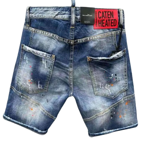JEANS CORTI SCACCHI DSQUARED2