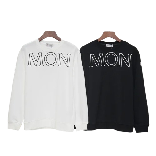 FELPA SCRITTA VUOTA MONCLER (SCEGLI COLOR.)