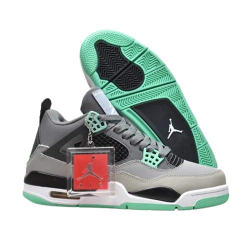 JORDAN 4 GRIGIO E VERDE ACQUA