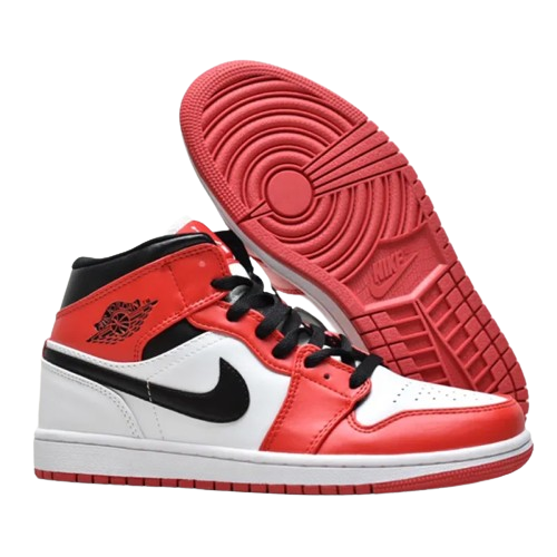 JORDAN 1 RED AND WHITE