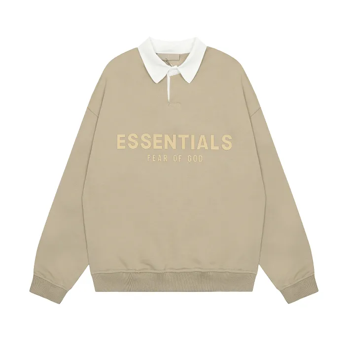 FELPE ESSENTIALS CON COLLETTO (SCEGLI COLOR.)
