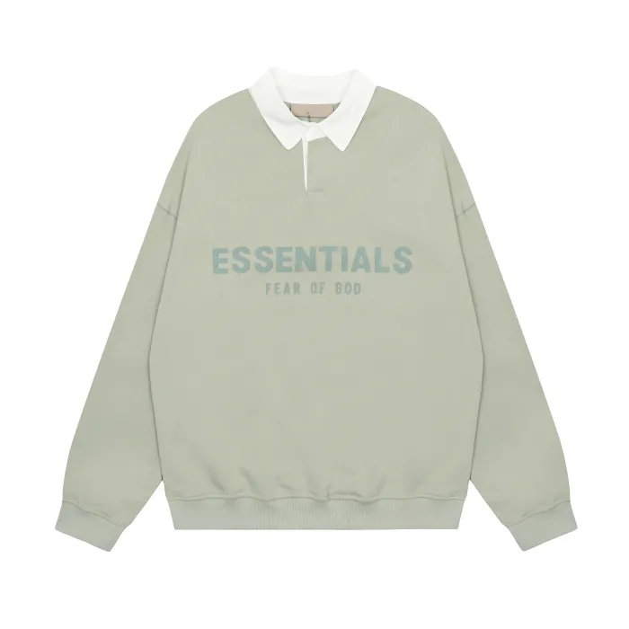 FELPE ESSENTIALS CON COLLETTO (SCEGLI COLOR.)