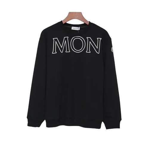 FELPA SCRITTA VUOTA MONCLER (SCEGLI COLOR.)
