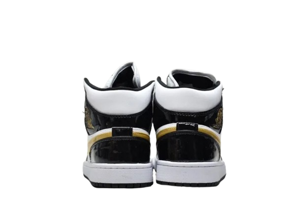 JORDAN 1 BLACK AND GOLD