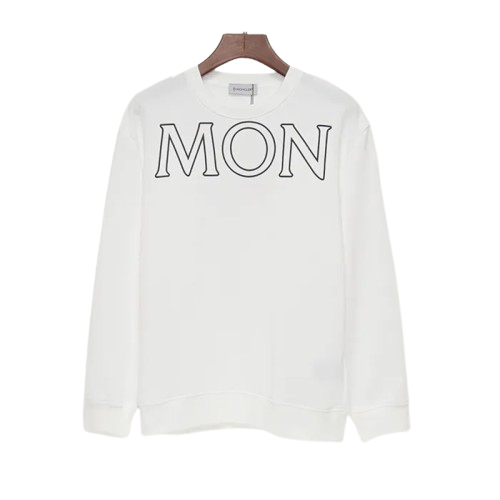 FELPA SCRITTA VUOTA MONCLER (SCEGLI COLOR.)