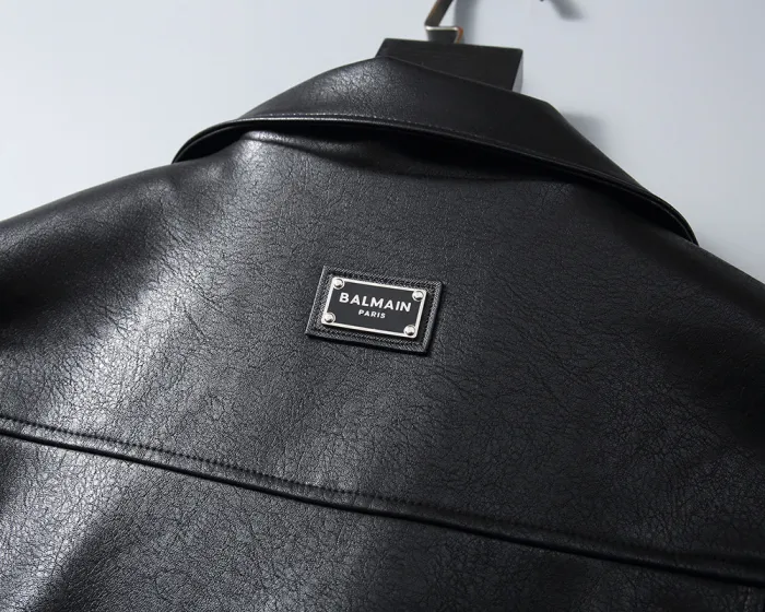 GIACCA IN PELLE BALMAIN