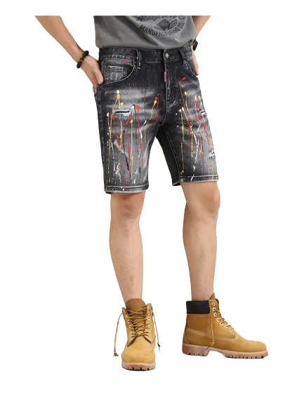 JEANS CORTI NERI DSQUARED2