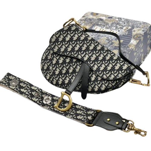 BORSA A TRACOLLA CON LOGHI DIOR (SCEGLI TAGLIA)