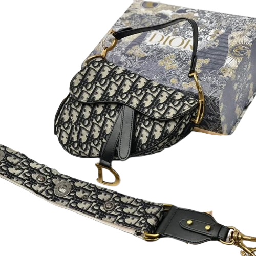 BORSA A TRACOLLA CON LOGHI DIOR (SCEGLI TAGLIA)