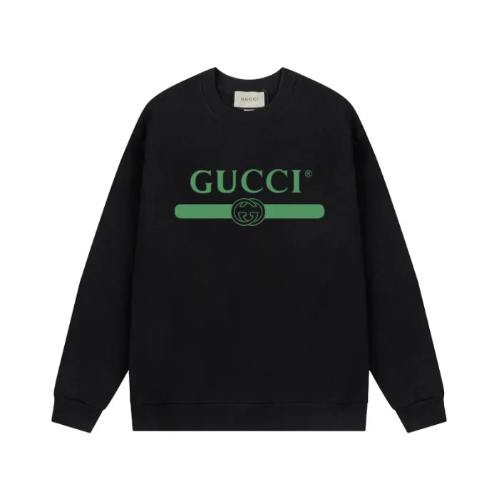 FELPA NERA CON LOGO GUCCI (SCEGLI COLOR.)
