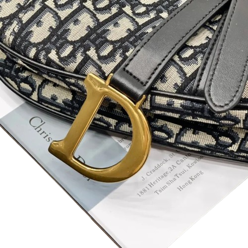BORSA A TRACOLLA CON LOGHI DIOR (SCEGLI TAGLIA)