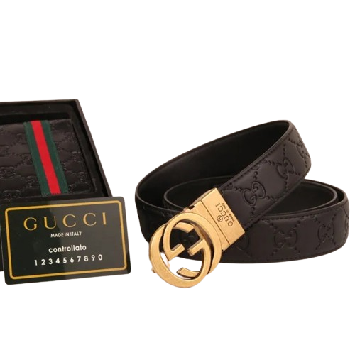 CINTURA NERA + PORTAFOGLIO GUCCI (SCEGLI COLOR.)