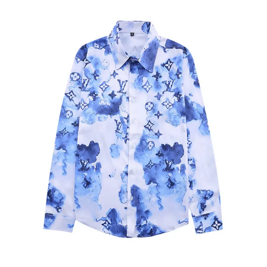 CAMICIA AZZURRA LOUIS VUITTON